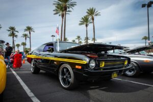 Car Show on a Parking Lot