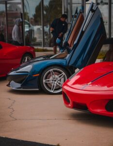 Sportscar in the Parking Lot